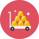 Gold-Cart-icon